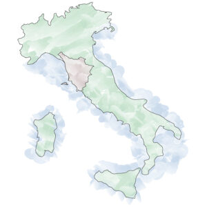 Italy - Toscana map